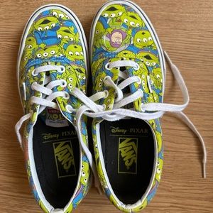 Ltd Ed, Disney Pixar Toy Story alien Vans. Glow in the dark, ft. Woody & Buzz.